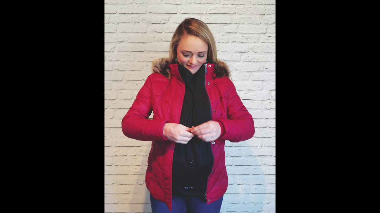 Why spend out on a maternity coat when you can expand the one you love!