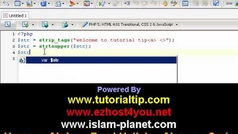 019 تقنيات في استعمال الفانكشنز و التعرف على stripos في لغة PHP