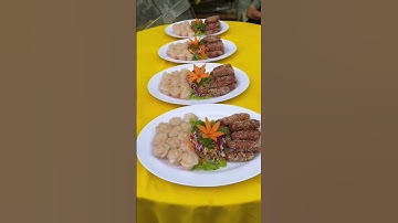 Khai vị 2 món khoai môn lệ phố và há cảo tôm hấp I Đặt tiệc Ngọc Thuận  #dattiecngocthuan