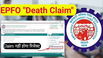 🤝EPFO Death Claim Process: Complete Guide on Form 10D, Form 20 & Form 5IF | Step-by-Step Tutorial🎉👍