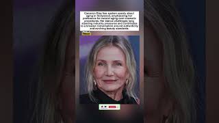 Cameron Diaz said no to Botox, aging naturally in hollywood.