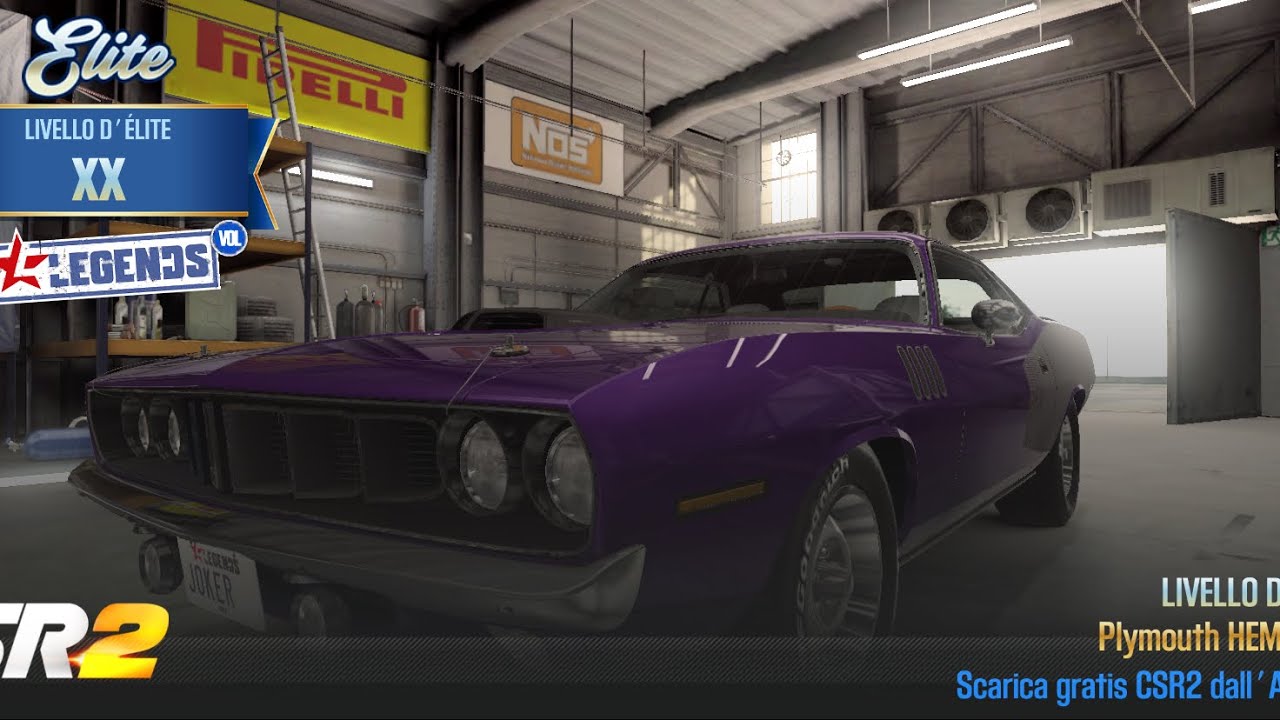 [CSR2] HEMI Cuda (ÉLITE 0) Shift & tune for 10.96x - YouTube