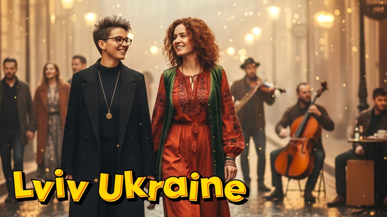 Дощ, Музика і Львів. Просто Подивіться, Що Сьогодні у Центрі Міста! (4к Віртуальний тур) [ASMR]