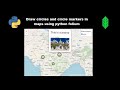 Circles and circle markers in maps using python folium