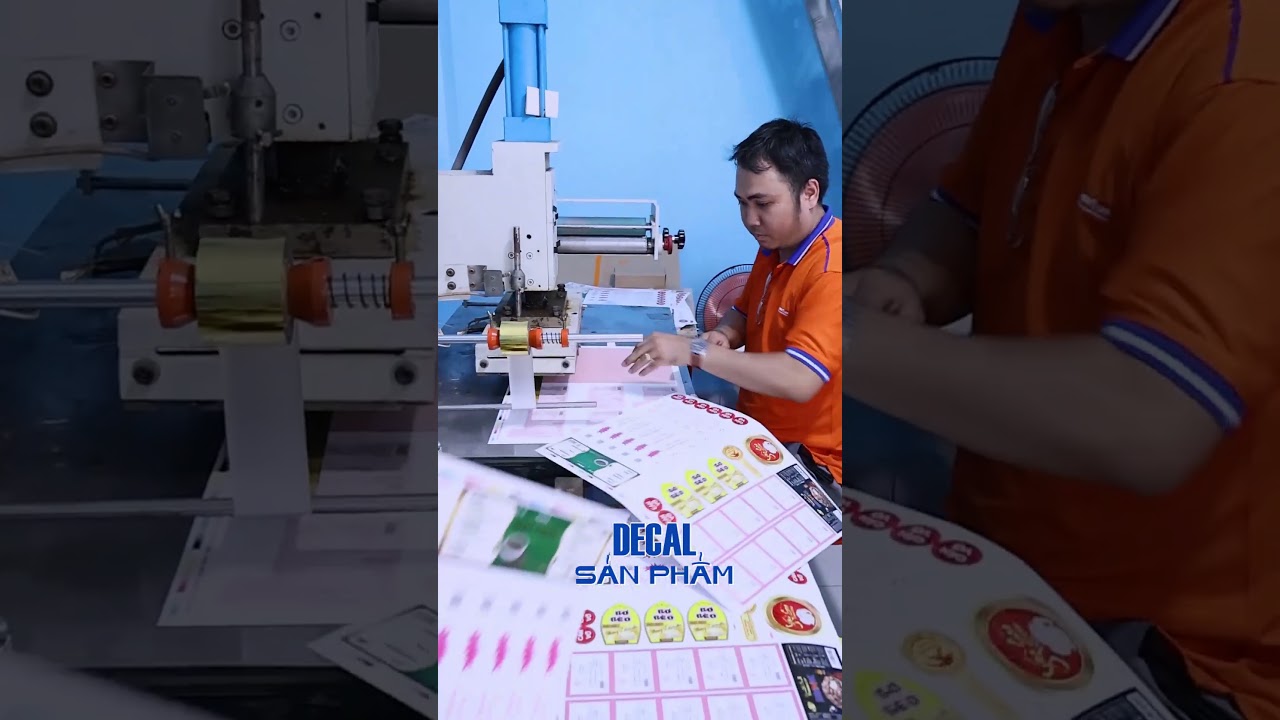 Decal Xinh Label Printing Machine