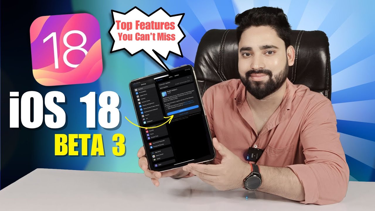 iOS 18 Beta 3 Released: Top Features You Can’t Miss - YouTube