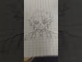drawing of tanjiro from demon Slayer