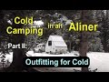 Cold Camping in an Aliner Part Two: Outfitting Trailer for Cold