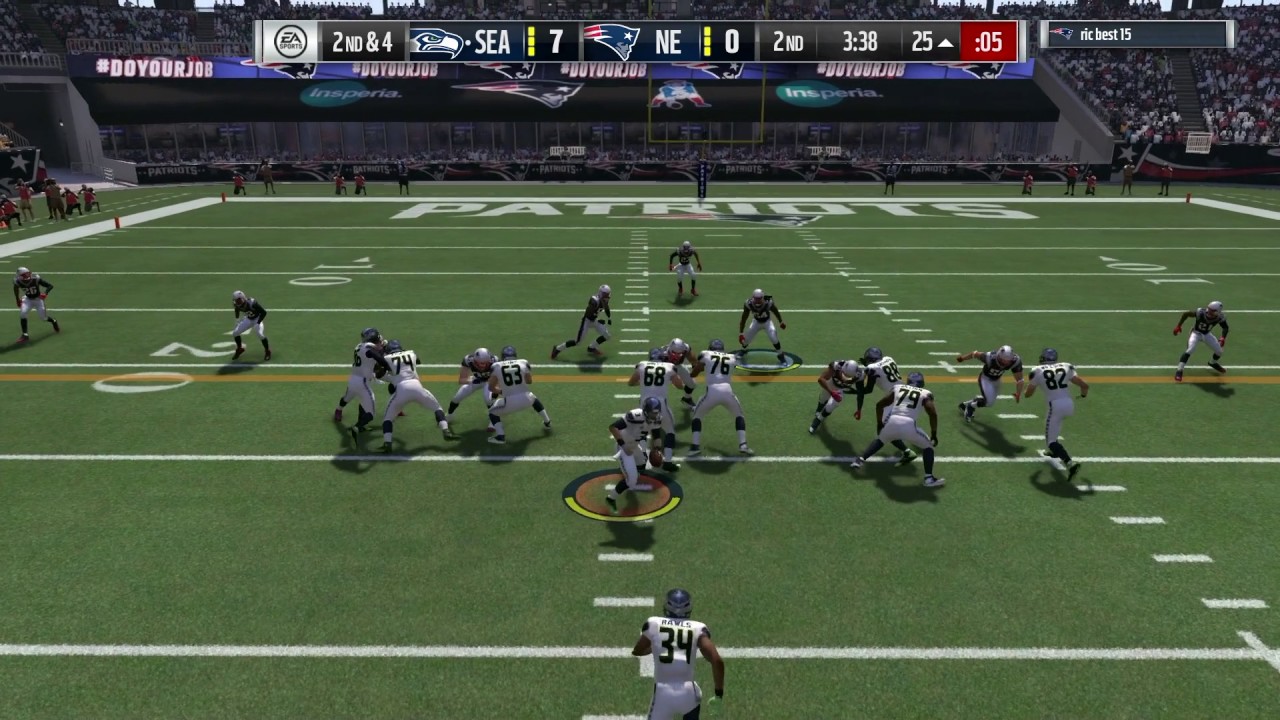 KAM CHANCELLOR GAME CHANGING REDZONE INTERCEPTION! Madden 17 Online Ranked Gameplay