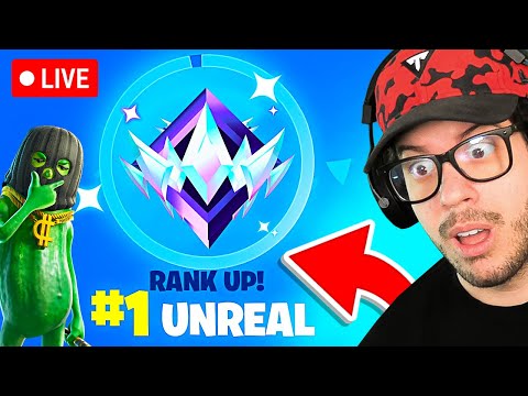 , 🔴LIVE! - NEW *UNREAL* SPEEDRUN in FORTNITE! (Ranked Mode)