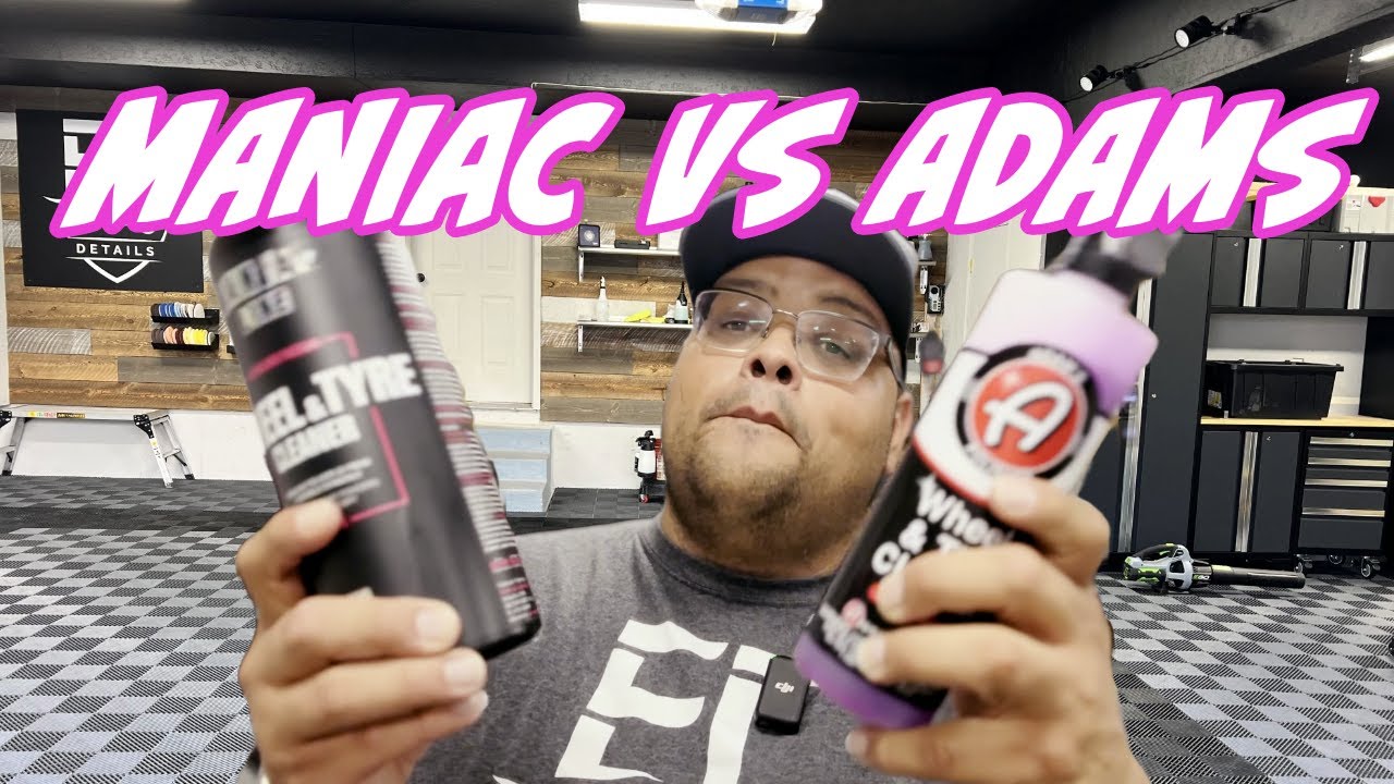 Ultimate Showdown Adams Wheel & Tire Cleaner vs Maniac Wheel & Tyre