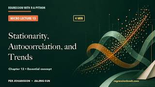 Stationarity and Autocorrelation in Four Minutes | Time Series