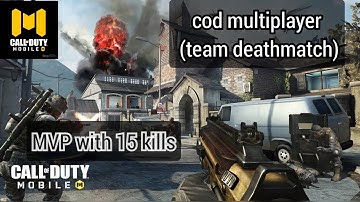 Call Of Duty | Team Deathmatch gameplay multiplayer with 15 Kills |2021 version | tik tok zee lk