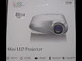 Mini LED Projector H60 RD-802 Projetor 60 Lumen 480x320 - VALE A PENA ?