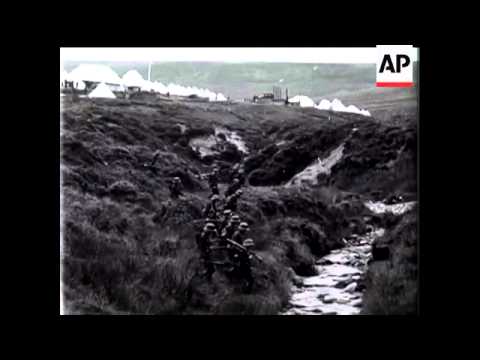 Irish Army Holds Field Manoeuvres