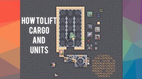 Mindustry v6 old version how to lift cargo in mobile and unit+link test map fort and this map