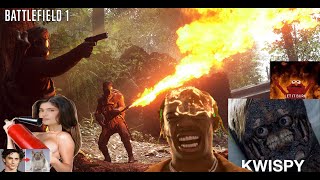 [Battlefield 1] SPAWN CAMPING SENTRY AND NEW LMG! (Part 17) NipplezDaClown Plays Live!