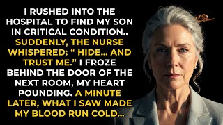 I Rushed to the Hospital for My Son — The Nurse Whispered “Hide.” The Truth Nearly Destroyed Me.
