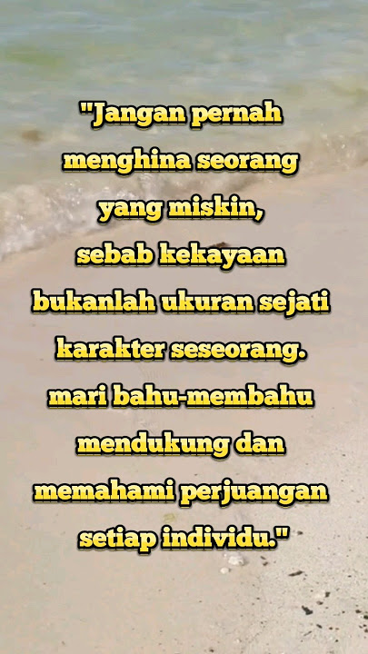 nasehat bijak jangan menghina orang miskin #shorts