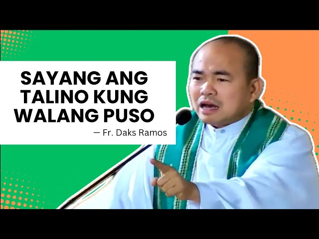 SAYANG ANG TALINO KUNG WALANG PUSO | Mark 1: 29-39 | Homily | Fr. Daks Ramos class=