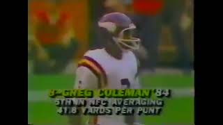 1984 week 15 Minnesota Vikings at San Francisco 49ers