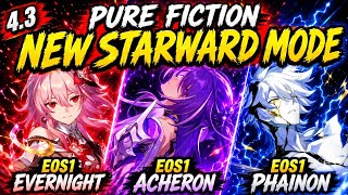 NEW Pure Fiction Gets DESTROYED by Acheron, Phainon &amp; Evernight! | HSR 4.3