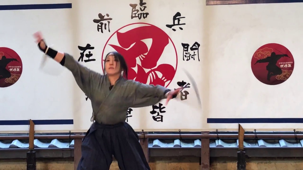 伊賀流忍者博物館 忍術実演ショー 動画 くノ一 戦闘シーン 伊賀市 観光三重 三重県の観光 旅行情報 Youtube