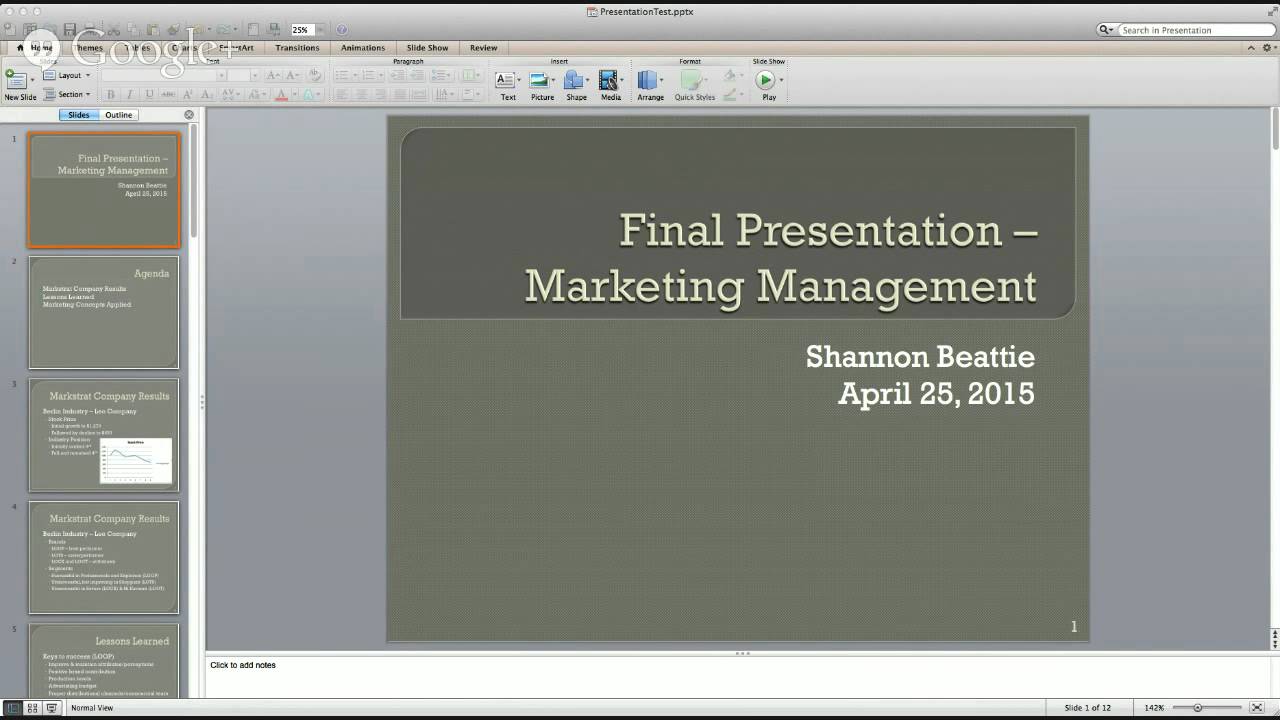 Final Presentation - YouTube