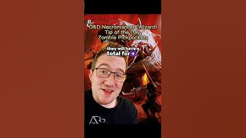 D&D Necromancer (Wizard) Tip of the Day, Zombie Pickpockets  #dnd #ttrpg