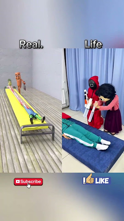 SQUID GAME VS TUNG TUNG TUNG SAHUR video parody of @djenmin #youandmeshow