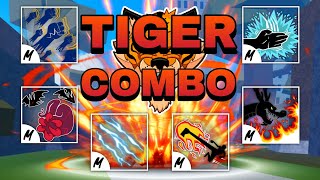 BLOX FRUITS TIGER COMBO / ブロックスフルーツタイガー(虎)コンボ #bloxfruits #bloxfruitscombos #ブロックスフルーツ screenshot 1