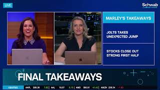 Tuesday's Final Takeaways: Strong First Half for Stocks & Consumer Confidence