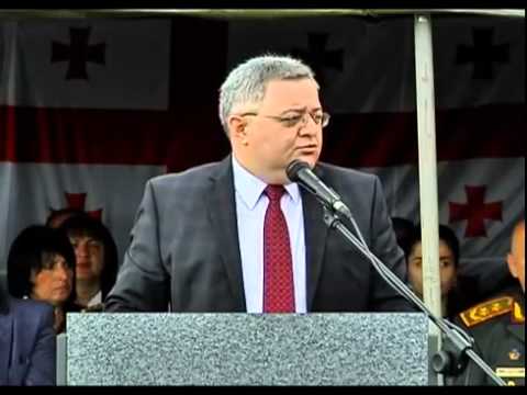 გამოსვლა კადეტთა სამხედრო ლიცეუმში საზეიმო ცერემონიალზე  02.10.2014