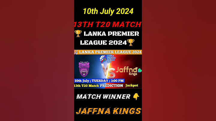 Jaffna Kings vs Colombo Strikers | 10th July 2024 | 13th T20 Match | #shorts #jackpotmatch #lpl