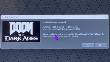 How To Fix GPU Driver Error In DOOM: The Dark Ages GPU drive error