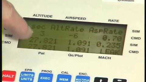 Part 2 -MPS 31C RVSM Air Data Test Set