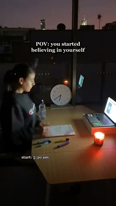 pov: you started believing in yourself