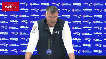 Mike Vrabel on Facing the Bills: "This is a Very Good Football Team." | Patriots Press Conference
