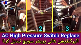 AC High Pressure Switch Replacement | How To Change Broken Pressure Switch Of Air Condition