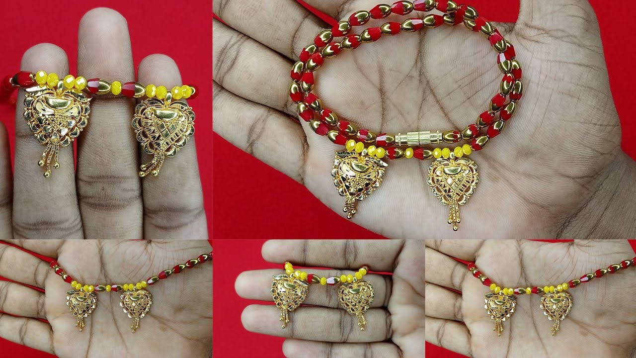 Gold Jitiya Locket Design 