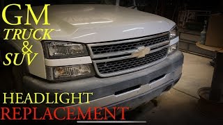 Gm Truck & SUV Headlight Assembly Replacement (2003-2006)