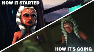 AHSOKA TANO: HOW IT STARTED and HOW ITS GOING #TheCloneWars #AHSOKATANO #TheMANDALORIAN