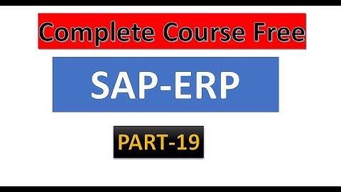 SAP Complete Course from Beginning Part-19
