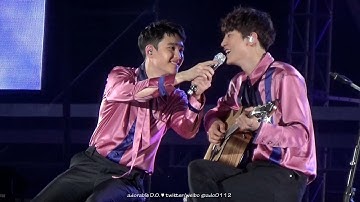 170527 Acoustic Version (D.O. 디오/경수 focus with Chanyeol) @ The EXO
