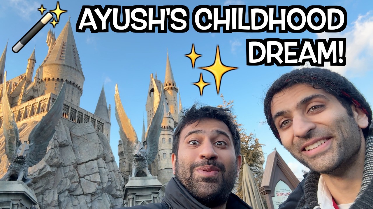 AYUSH'S CHILDHOOD DREAM! HARRY POTTER WORLD 🪄 + UNIVERSAL STUDIOS JAPAN 🌍 - S3E36