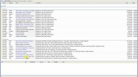 esword training 2-Downloading modules