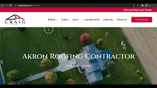 SWAT Roofing & Consulting in Akron Ohio Website Review