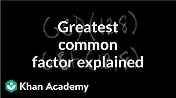 Greatest common factor explained | Factors and multiples | Pre-Algebra | Khan Academy