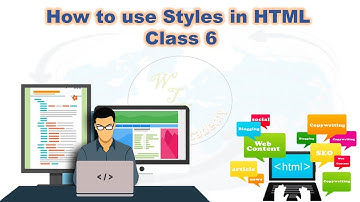 How to use Styles in HTML -  HTML5 –Class 6 - Complete free web development course - Urdu / Hindi
