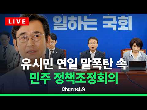 [🔴라이브를 켜라] 더불어민주당 정책조정회의 실시간 현장 / 채널A